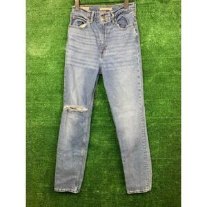 Levi's Premium Blue Wash 70’s High Slim Straight Denim Jeans Women's Size 28